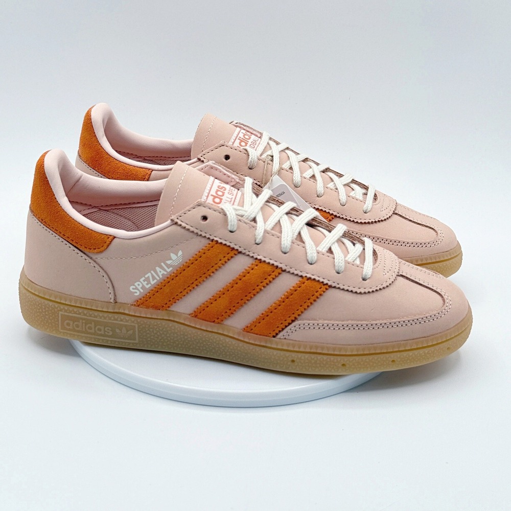 Adidas Handball Spezial Size 7 Womens Blush Pink/Orange/White IH1505